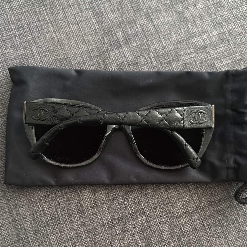Chanel Quilted Lambskin Sunglasses